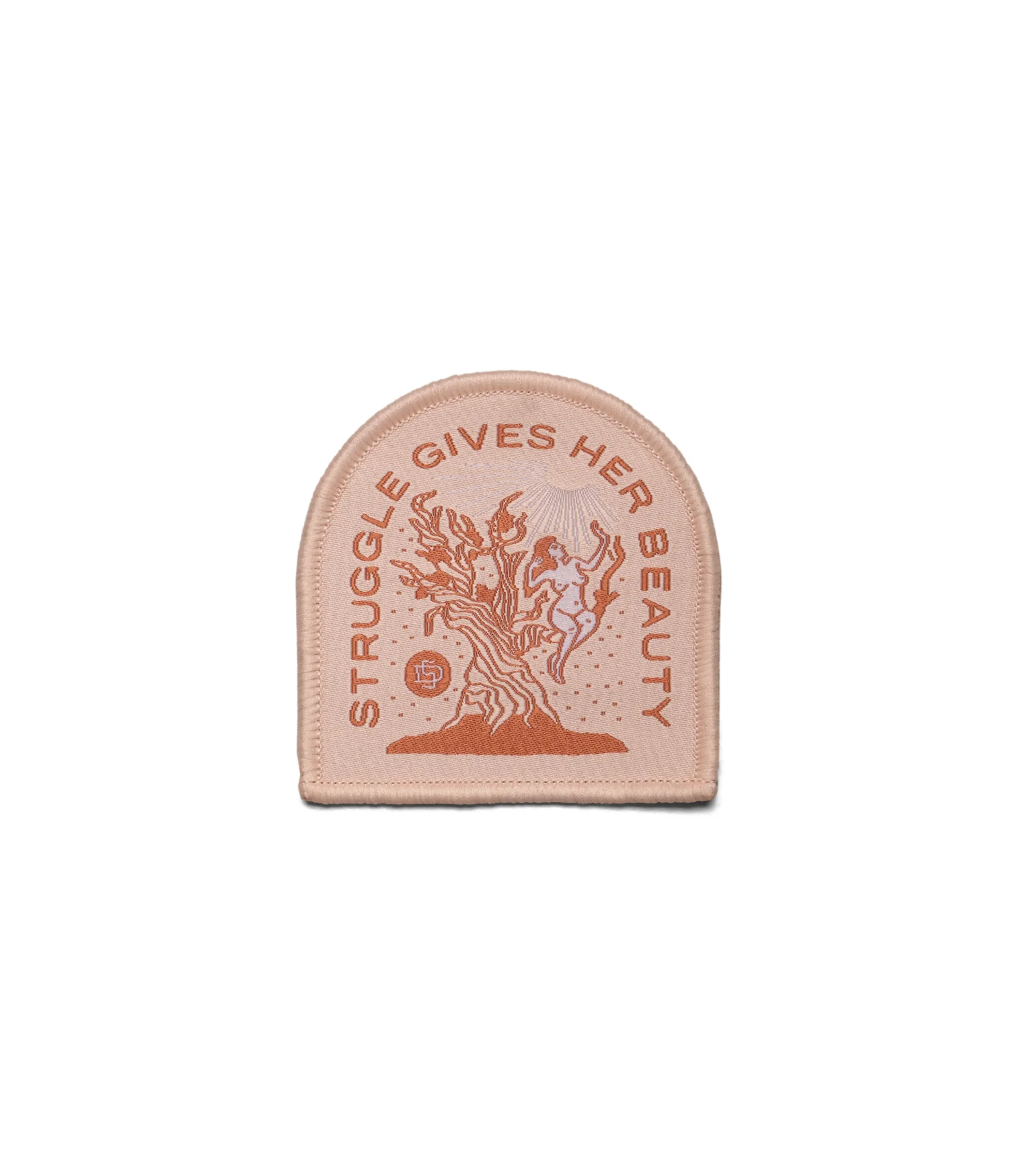 Struggle Gives Her Beauty Iron-on Patch - Image 2