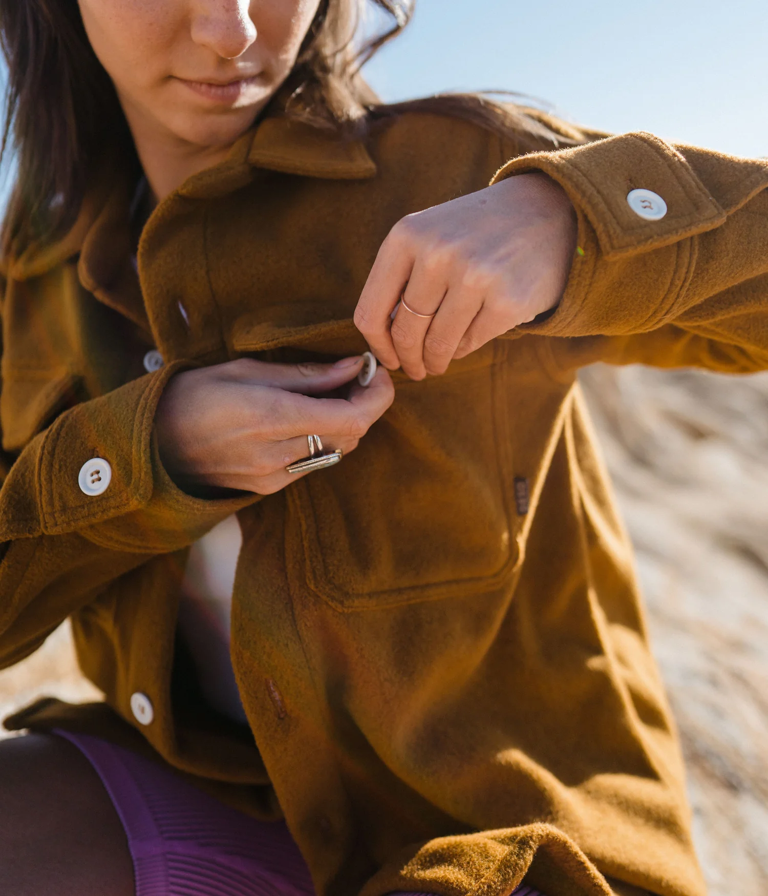 Burrow Fleece Shacket (Unisex Fit) - Image 14