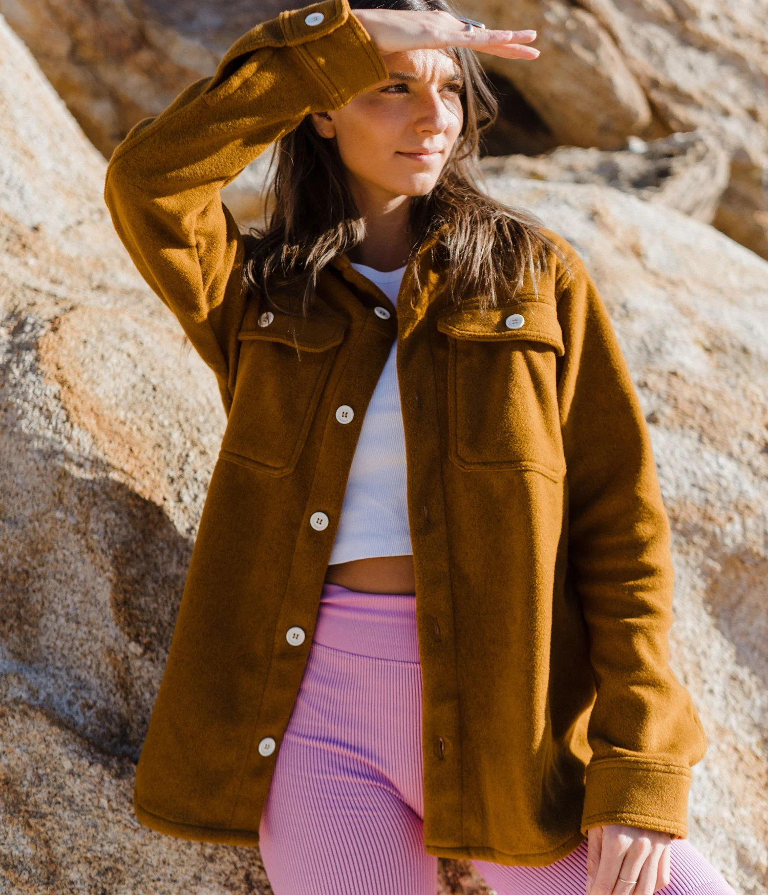 Burrow Fleece Shacket (Unisex Fit) - Image 8